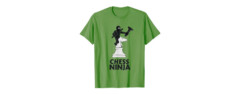 kids chess gifts co. funny ninja chess shirt