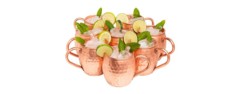kitchen science moscow mule copper mugs