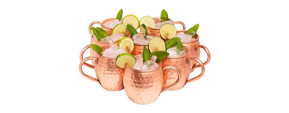 kitchen science moscow mule copper mugs
