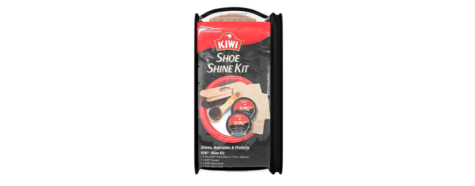 kiwi deluxe shoe shine kit
