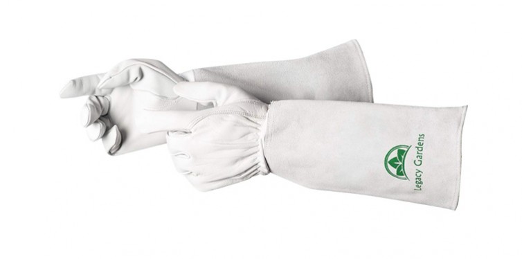 legacy gardens leather gardening gloves