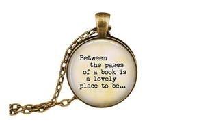 legendary book pendant