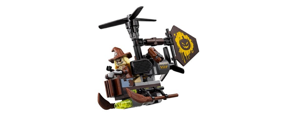 lego batman scarecrow fearful face off