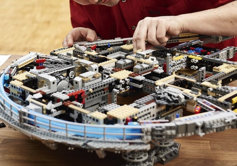 star wars lego ultimate millennium falcon