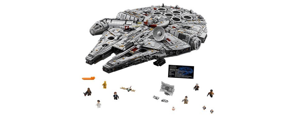lego ultimate millenium falcon building kit