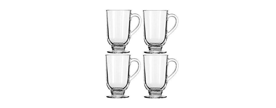 libbey 10.5 ounce irish coffee mugs 4-piece set