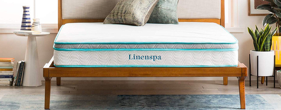 linenspa 8 inch memory foam mattress