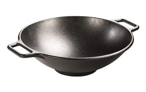 lodge pro-logic cast iron wok
