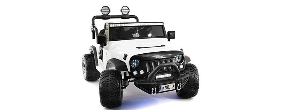 luxury electronics - electric ride on car two seater truck
