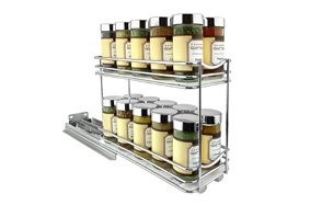 lynk professional slide out double spice rack