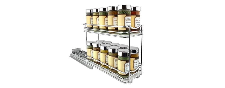 lynk professional slide out double spice rack