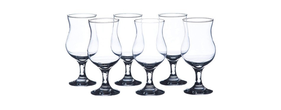 maderia hurricane cocktail glasses