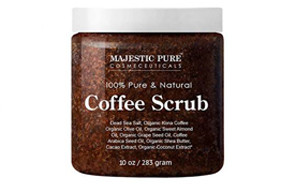majestic pure arabica coffee scrub