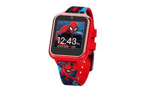marvel boys' touch-screen watch with silicone strap