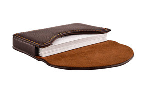 maxgear leather business card holder case