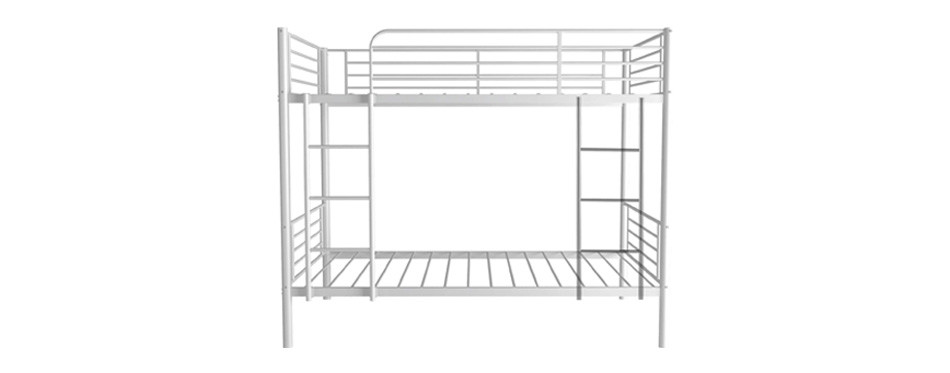 mecor twin over twin metal bunk bed