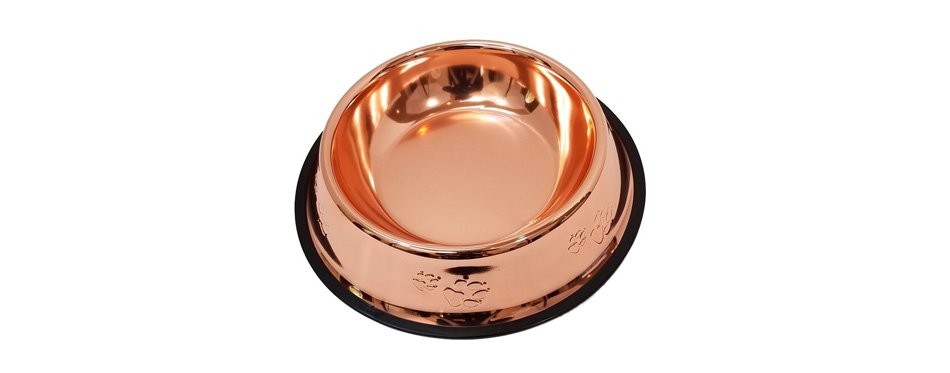 melzon petsentials non-skid stylish food bowl