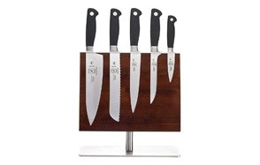 mercer culinary magnetic knife board set