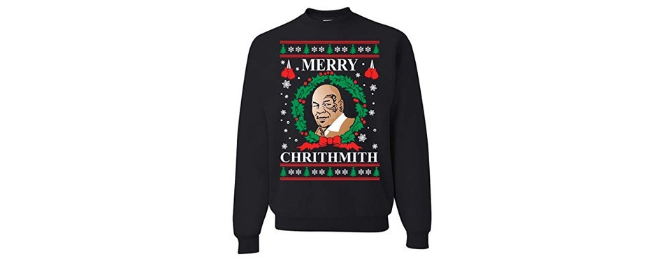 merry “chrithmith” mike tyson christmas sweater