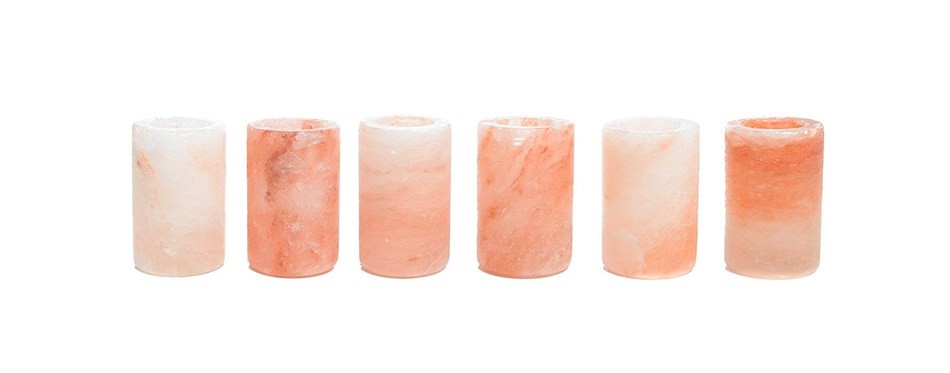 milliard 6 pack premium himalayan salt shot glasses
