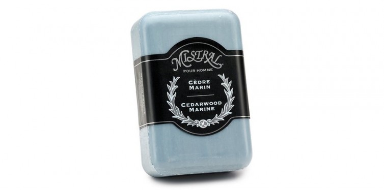 mistral mens soap cedarwood marine