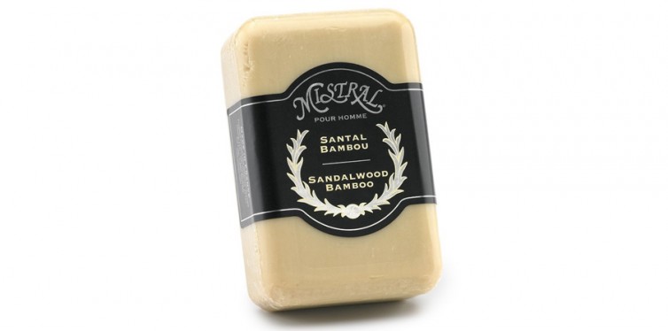 mistral mens soap sandalwood bamboo