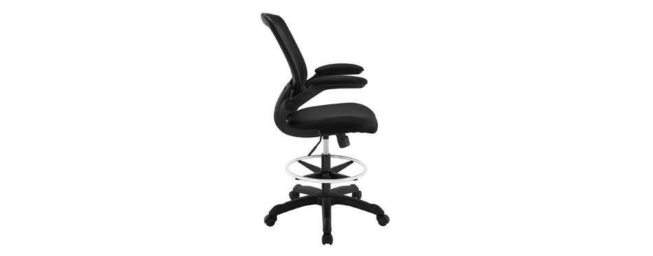 modway veer drafting stool