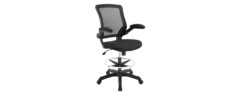 modway veer drafting stool