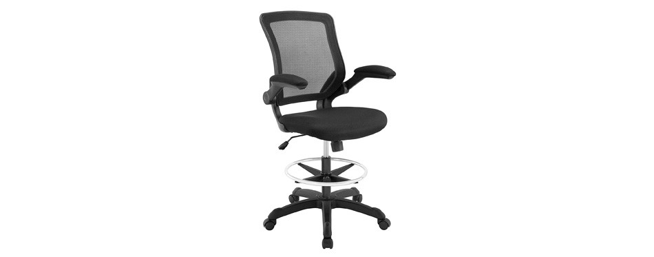 modway veer drafting stool