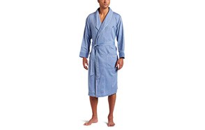 Nautica Long Sleeve Cotton Woven Robe