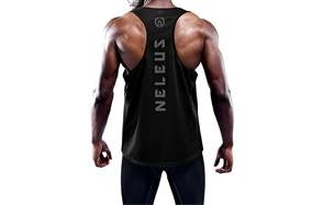 neleus dry fit y-back muscle tank top
