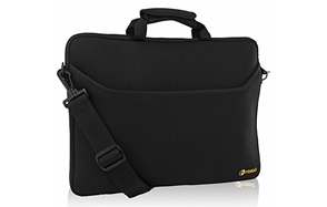 neoprene briefcase laptop bag crossover