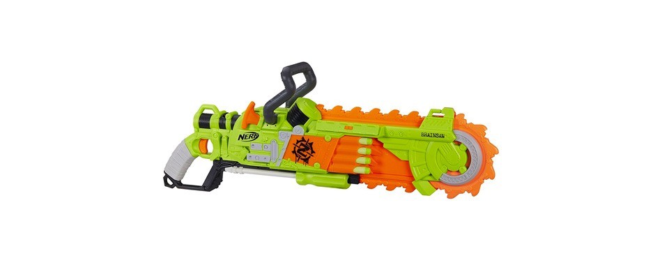 nerf zombie strike brainsaw blaster