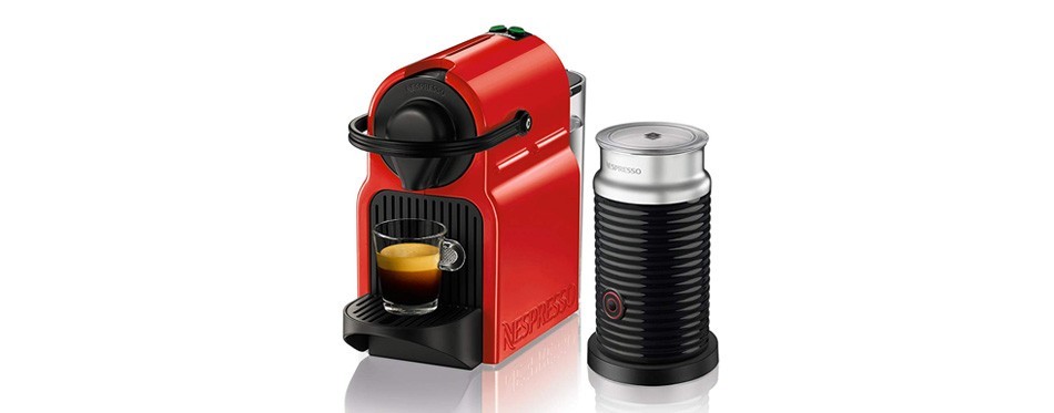 nespresso inissia original espresso machine with aeroccino milk frother