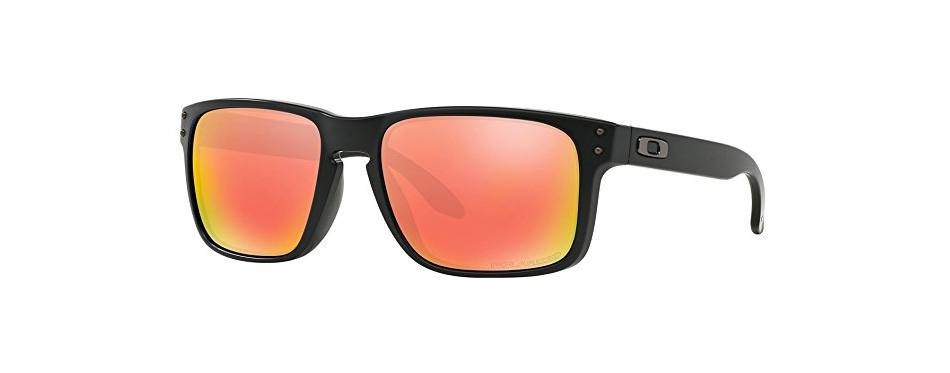 oakley holbrook polarized rectangular sunglasses