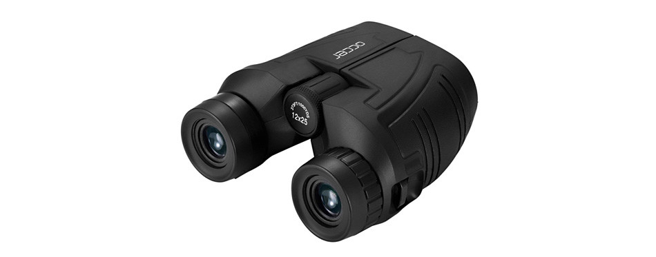 occer 12x25 compact binoculars with low light night vision