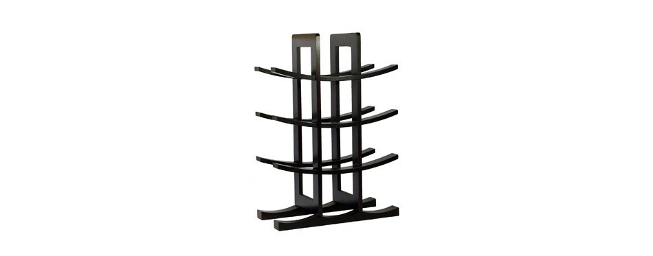 oceanstar 12-bottle bamboo wine rack