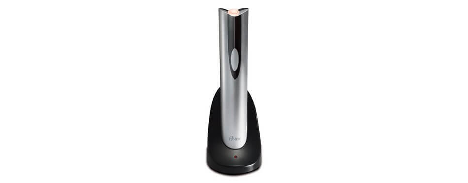 oster cordless electric wine bottle opener with foil cutter