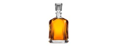 paksh capitol glass decanter with airtight geometric stopper