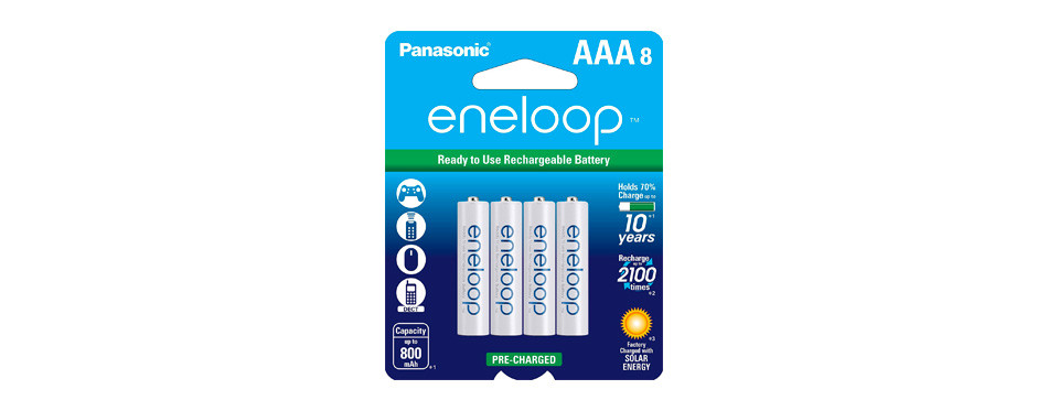 panasonic eneloop aaa rechargeable batteries