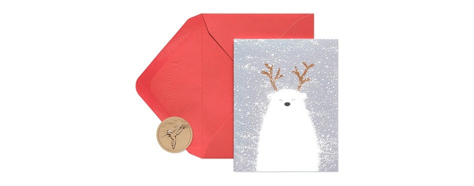 papyrus polar bear christmas card