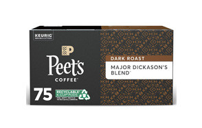 peet’s coffee major dickason's blend k cup coffee pods