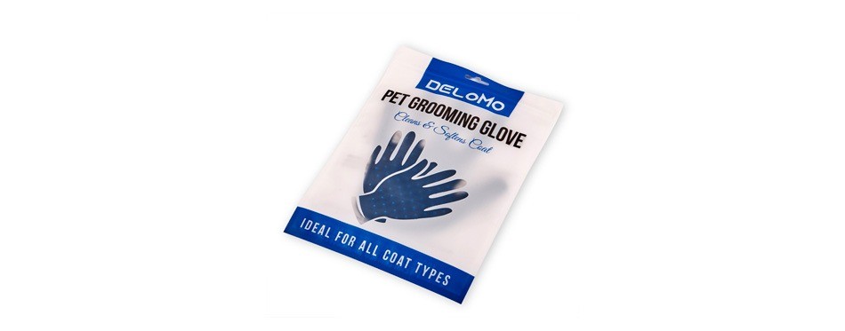 pet hair remover glove - gentle pet grooming glove brush