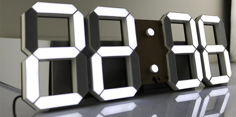 Pinty Multifunctional LED Wall Clock