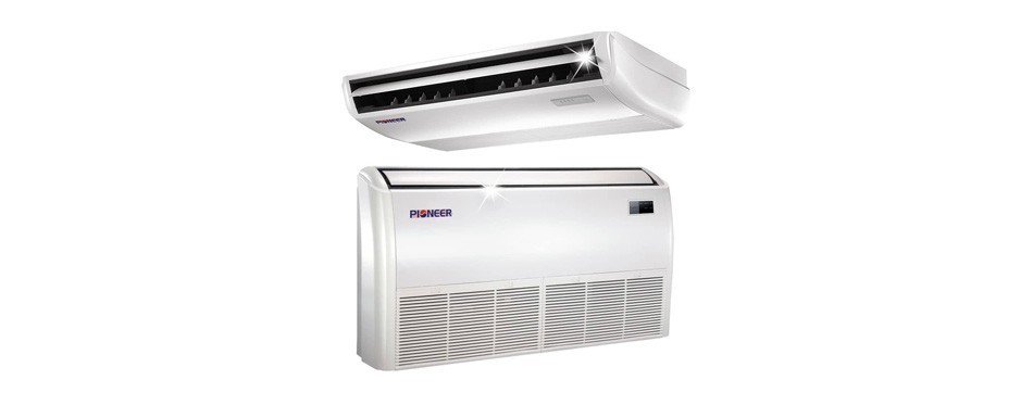 pioneer uyb series inverter ductless floor or ceiling mini split system