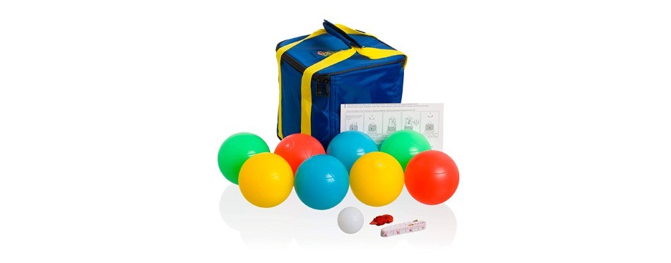 playaboule patented 4 color lighted bocce set