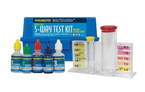 poolmaster 22260 5-way swimming pool or spa water chemistry test kit