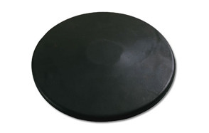 port a pit black rubber 1kg practice discus practice