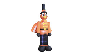 turnmeon inflatable turkey with pilgrims hat