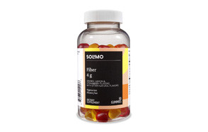 amazon brand - solimo fiber 4g, 90 gummies